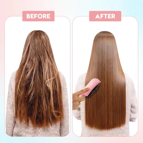 Miniatura 7 de Paquete de 1 cepillo desenredante para ondas y bobinas, reduce el encrespamiento y la rotura, define rizos y añade volumen, mango ergonómico