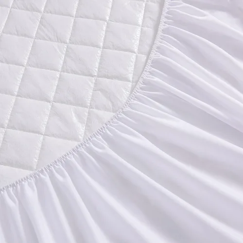 Miniatura 3 de Protector de colchón impermeable de tamaño individual, acolchado y refrescante, bolsillo profundo de 13 a 15 pulgadas, suave y transpirable, sin