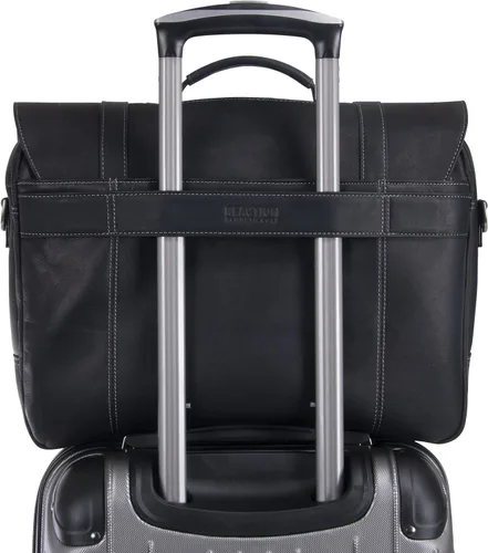Miniatura 25 de Kenneth Cole REACTION Show Business - Bolsa de mensajero de cuero colombiano para portátil de negocios de 16 pulgadas