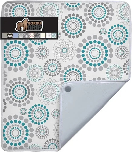 Miniatura 26 de GORILLA GRIP The Original - Funda y almohadilla para tabla de planchar, revestimiento de silicona, acolchado grueso resistente a la quemadura, Gris