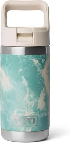 Miniatura 26 de YETI Rambler Jr. - Botella de 12 onzas para niños, con tapa con pajilla Rojo rescate