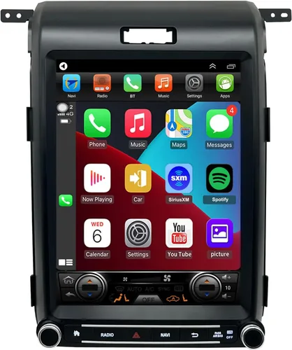 Para Ford F150 Radio Upgrade, Fit 2013 2014, reemplazo estéreo Android, pantalla táctil de 12.1 pulgadas, CPU de 8 núcleos, soporte Carplay y