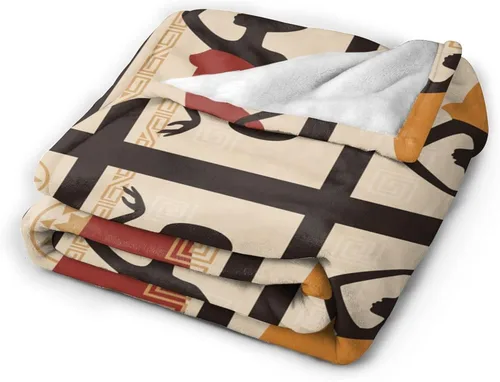 Miniatura 3 de Ouqiuwa Hermosa manta vintage para mujeres afroamericanas, manta de franela de microfibra de felpa de 40 x 30 pulgadas para cama, sofá, campamento