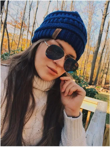 Miniatura 44 de FURTALK Gorros de invierno para mujer, con forro polar, gorro de punto holgado y cálido, gorro de esquí