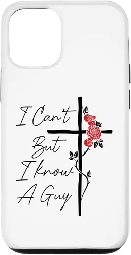 Miniatura 28 de I Can't But I Know A Guy Jesus Cross Flowers Case for iPhone 17
