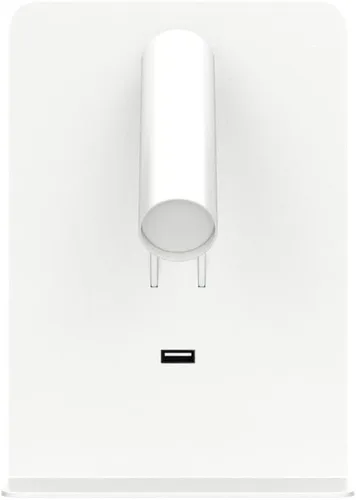 Miniatura 4 de ZEROUNO Lámpara de pared para dormitorio, luz de lectura montada en la pared, apliques de cabecera LED con interruptor Puerto USB Lámparas de Blanco