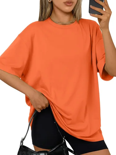 Miniatura 19 de Trendy Queen - Camisetas de entrenamiento de moda para mujer, camisetas atléticas de manga corta para verano y primavera, disponibles en tallas