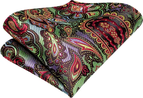 Miniatura 238 de Dubulle Corbata tejida de cachemira para hombre y gemelos de pañuelo para hombre, conjunto de gemelos para boda formal y negocios
