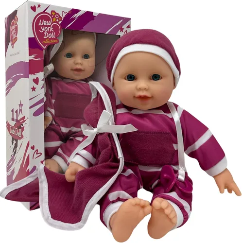 Miniatura 9 de The New York Doll Collection Muñeca de bebé de cuerpo suave de 11 pulgadas en caja de regalo, juguete de muñeca de 11 pulgadas para niños, niñas