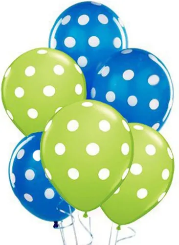 Miniatura 6 de PMU Globos de lunares – Globos pequeños multicolor para cumpleaños, bodas, Navidad, aniversarios de Halloween, baby shower y suministros de Surtido