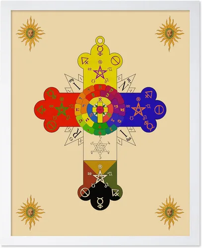 Miniatura 32 de Poster Master Póster religioso clásico, impresión espiritual vintage, regalo para artista, amigo, placas shiviti, libro de oraciones hebreo, judío