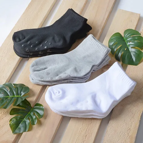 Miniatura 11 de Tenpluszero 12 pares de calcetines antideslizantes para niños pequeños con puños para bebés niños y niñas