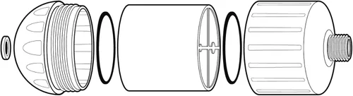 Miniatura 4 de Sprite HO2-CM-M - Filtro de ducha universal de alto rendimiento, cromado Cromo