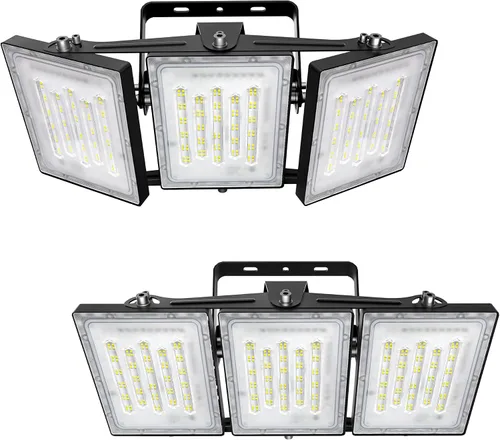Miniatura 13 de STASUN - Luz de inundación LED para exteriores, 150 W, 15000 lúmenes, 6000 K, luz blanca IP66, impermeable, luz de estacionamiento comercial, 3