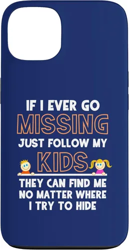 Miniatura 7 de If I Ever Go Missing Follow My Kids Funny Parenting Case for iPhone 17