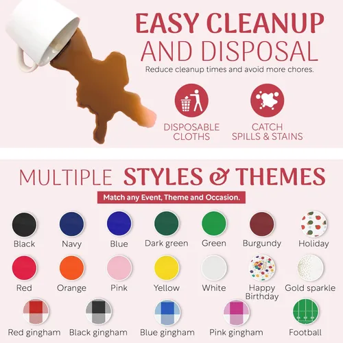 Miniatura 5 de Grandipity Rollo de mantel de plástico, 54 pulgadas x 100 pies, manteles de plástico verde para fiestas, desechables con caja de corte, mantel