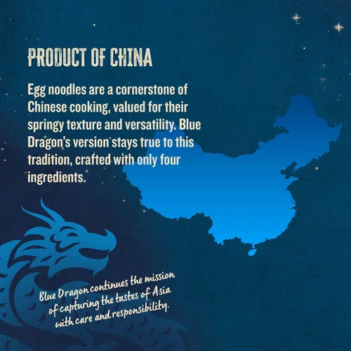 Miniatura 6 de Blue Dragon Nidos finos de fideos de huevo cantonés, 10.58 onzas (paquete de 1) cuatro ingredientes simples Pre-porciones en 6 nidos Apto