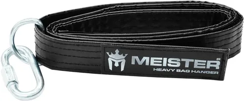 Miniatura 2 de Meister Soporte de correa para colgar bolsas pesadas para boxeo y bolsas de boxeo MMA - Negro