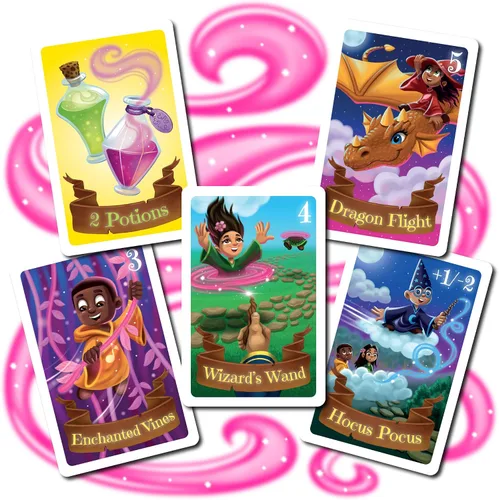 Miniatura 4 de My First Magic School - Juego de mesa para niños de 5 años en adelante, aprende nuevas habilidades mientras lanzas hechizos y carreras por