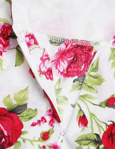 Miniatura 190 de Vestido de verano para niña, de algodón, con diseño floral