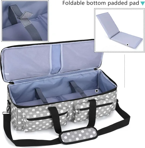 Miniatura 3 de Bolsa de transporte LUXJA compatible con Cricut Explore Air y Maker, bolsa compatible con Cricut Explore Air, Silhouette Cameo 4 y suministros
