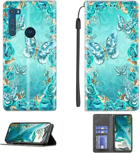 Miniatura 246 de Funda para Moto One Zoom compatible con Motorola One Zoom Phone Case Flip Stand Cover Magnetic Close YHD