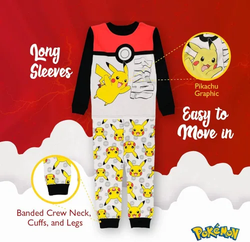 Miniatura 3 de Pokemon Boys' Big Snug-fit Pajamas
