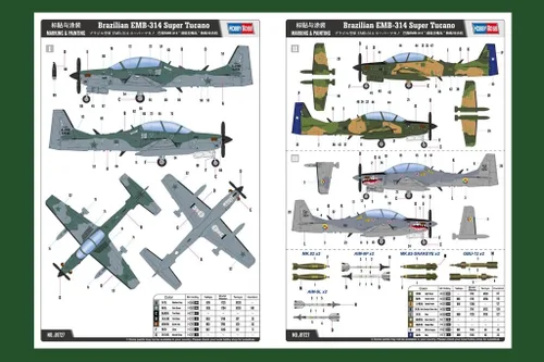 Miniatura 4 de Hobby Boss Brasileño EMB-314 Super Tucano