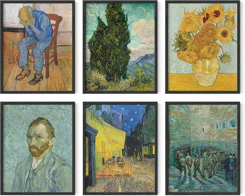 Miniatura 11 de HAUS AND HUES Claude Monet - Obras de arte finas, lirios de agua, póster de Claude Monet Monet, impresiones artísticas famosas, pinturas famosas