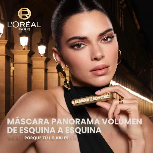Miniatura 2 de L'Oreal Paris Máscara Panorama Voluminosa, Máscara de Volumen y Alargamiento, Maquillaje Lavable de Larga Duración y Resistente a Manchas, Marrón