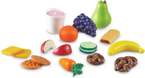 Miniatura 3 de Learning Resources New Sprouts Set de bocadillos saludables - 18 piezas, a partir de 18 meses, juguetes de simulación de alimentos para niños