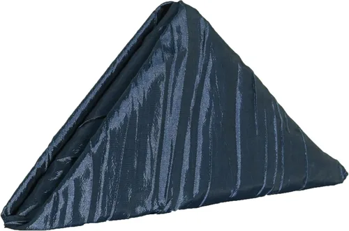 Miniatura 7 de Your Chair Covers - Paquete de 10 servilletas de tela de tafetán arrugadas de color champán de 20 pulgadas, servilletas de lino de gran