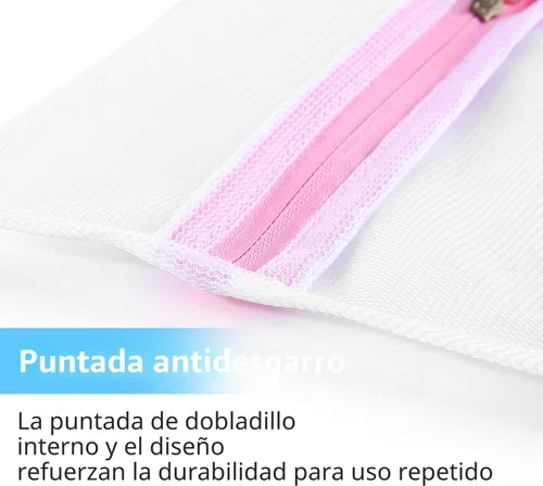 Miniatura 5 de GOGOODA - 7 bolsas de malla para lavandería, para prendas delicadas, con cremallera de alta calidad, bolsa organizadora y de almacenamiento