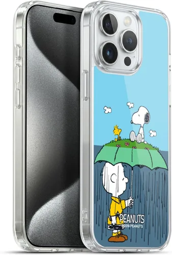 Miniatura 115 de Head Case Designs Funda de gel con licencia oficial de Peanuts Snoopy & Woodstock Halfs and Laughs [protección de grado militar] compatible