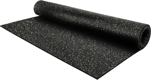 Miniatura 17 de Rollo de piso de goma resistente de 1/4" de espesor de Floor Inc Tapetes de piso de goma reciclada flexibles para gimnasio en casa Tapete