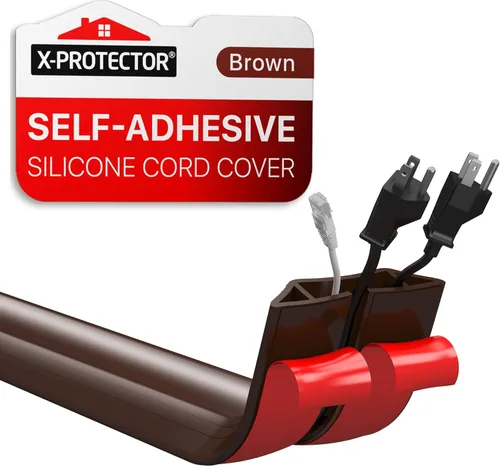 Miniatura 9 de Esquinas para cubiertas de cables de suelo de X-Protector - 4 UNIDADES - Material de silicona - Color negro - Autoadhesivas - Compatibles solo