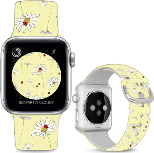 Miniatura 12 de Correas de reloj de silicona suave compatibles con Apple Watch de 1.496 in 1.575 in 1.614 in 1.654 in 1.732 in 1.772 in 1.811 in 1.929 in Ultra 2
