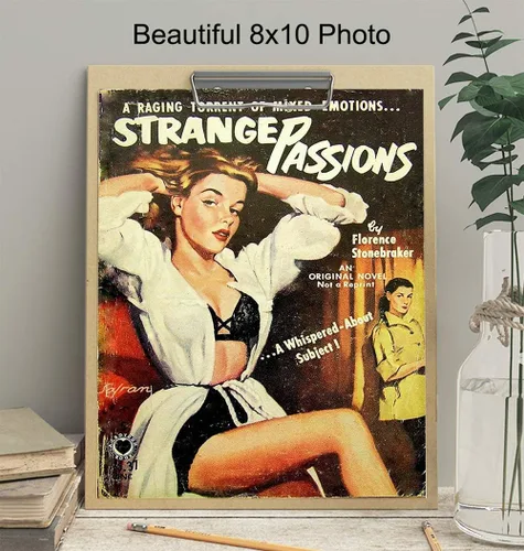 Miniatura 3 de Arte de pared de ficción lesbiana – Accesorios LGBTQ – Póster de novela romántica – Regalos lesbianas para novia, mujer, queer, gay, bi – imagen