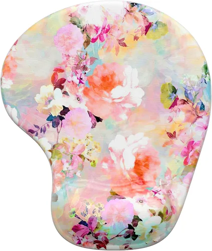 Miniatura 36 de Hsurbtra - Alfombrilla ergonómica para mouse con soporte para el reposamuñecas, alfombrillas de gel con base de poliuretano antideslizante, tapete