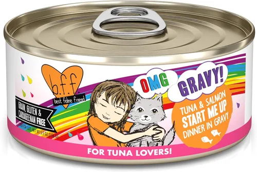 Miniatura 30 de Weruva B.F.F. OMG - Best Feline Friend Oh My Gravy!, Chicken Cloud 9 con pollo en salsa, lata de 2.8 onzas (paquete de 12)