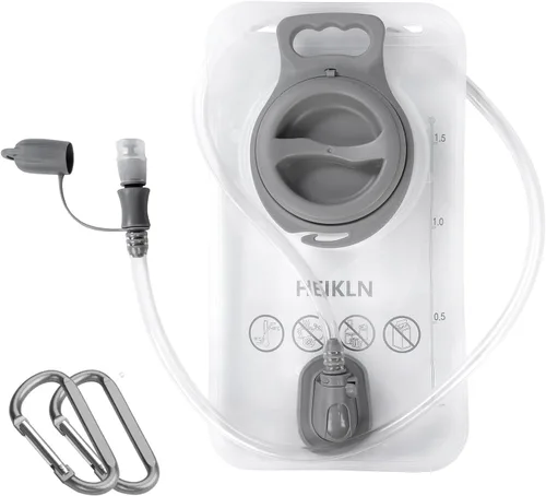 Miniatura 16 de HEIKLN Bolsa de hidratación de 1.5L-2L-3L, depósito de agua a prueba de fugas, sin BPA, bolsa de almacenamiento de agua militar, bolsa de 2L