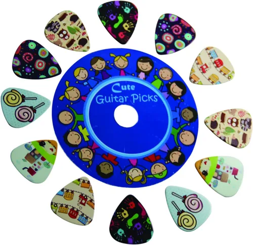 Miniatura 4 de Bonitas púas de guitarra de superhéroe para niños y niñas Lindas púas de guitarra para niños y niñas
