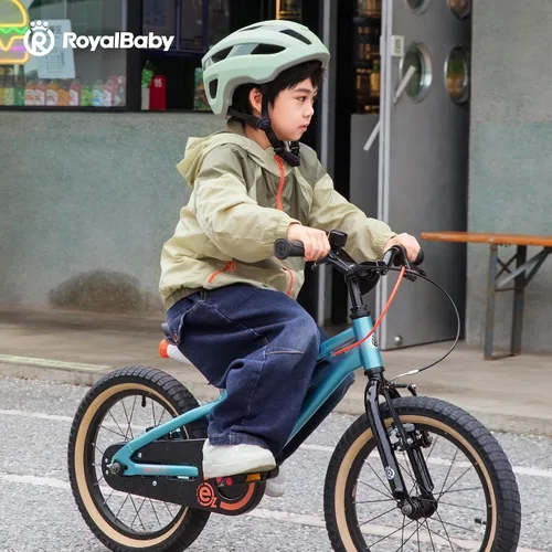 Miniatura 4 de RoyalBaby EZ-Pro Kids Bike, Lightweight Aluminum 2-in-1 Balance to Pedal Bike with One-Key Switch, 14 16 18 20 Inch for Age 3-10 Years