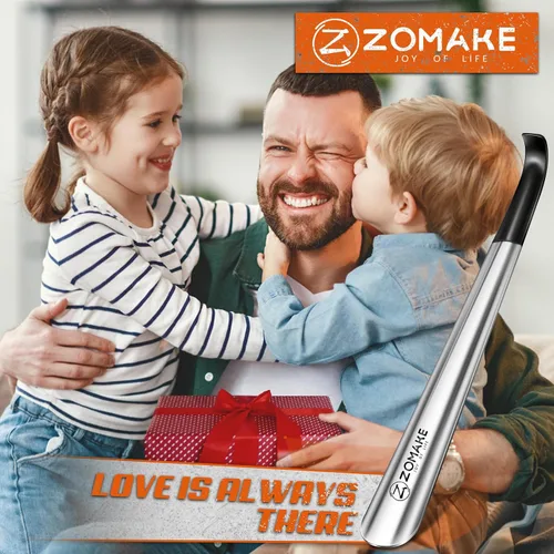 Miniatura 7 de ZOMAKE Calzador de Mango Largo para Personas Mayores Hombres Mujeres, Calzador Largo de Metal para Botas, Ayudador Cuchara de Zapatos de Acero
