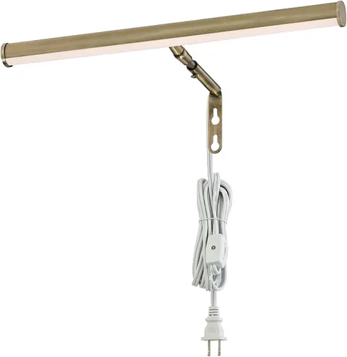 Ciata Luz de imagen de 14 pulgadas con LED integrado, 3000 K blanco cálido, 4 W (40 W equivalente), luz de exhibición de obras de arte de metal para