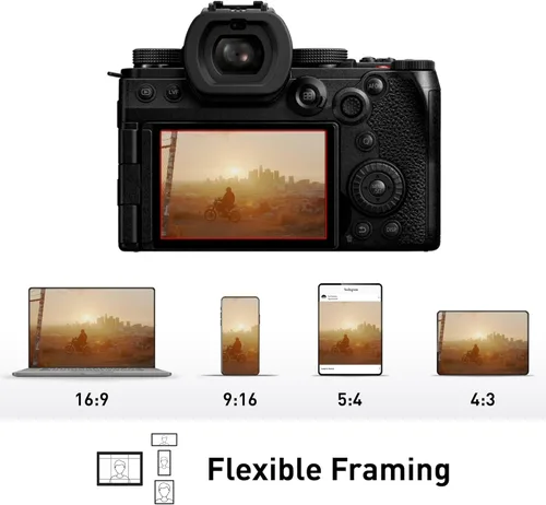 Miniatura 3 de Panasonic LUMIX S5II Cámara sin espejo, de 24.2MP de marco completo con AF híbrido de fase, nueva tecnología de I.S. activa, grabación ilimitada