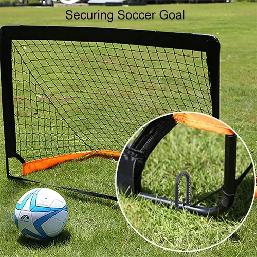 Miniatura 5 de AAGUT Juego de 8 estacas para trampolín de 16 pulgadas, kit de anclaje de amarre para trampolín de 3/8 pulgadas, resistente al viento, accesorios