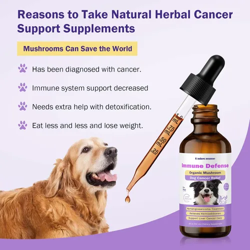 Miniatura 6 de Suplementos para el cáncer de perro – Pet Critical Guard – Defensa inmunológico, salud celular, antioxidantes con hongo cola de pavo – Suplemento