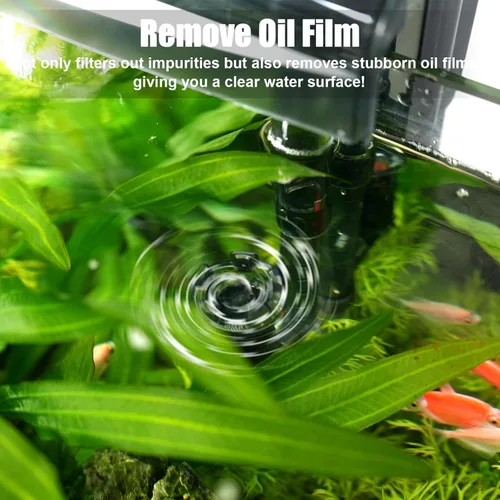 Miniatura 4 de AQQA Filtro de acuario de 10 a 30 galones con potencia de rueda biológica, filtro de acuario para colgar en la parte posterior, filtro de placa