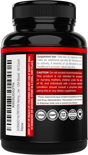 Miniatura 4 de Horny Goat Weed para hombres y mujeres – [20% de Icariins Fuerza Máxima] – Resistencia, Aguante, Circulación, Soporte Articular y de Espalda – Raíz